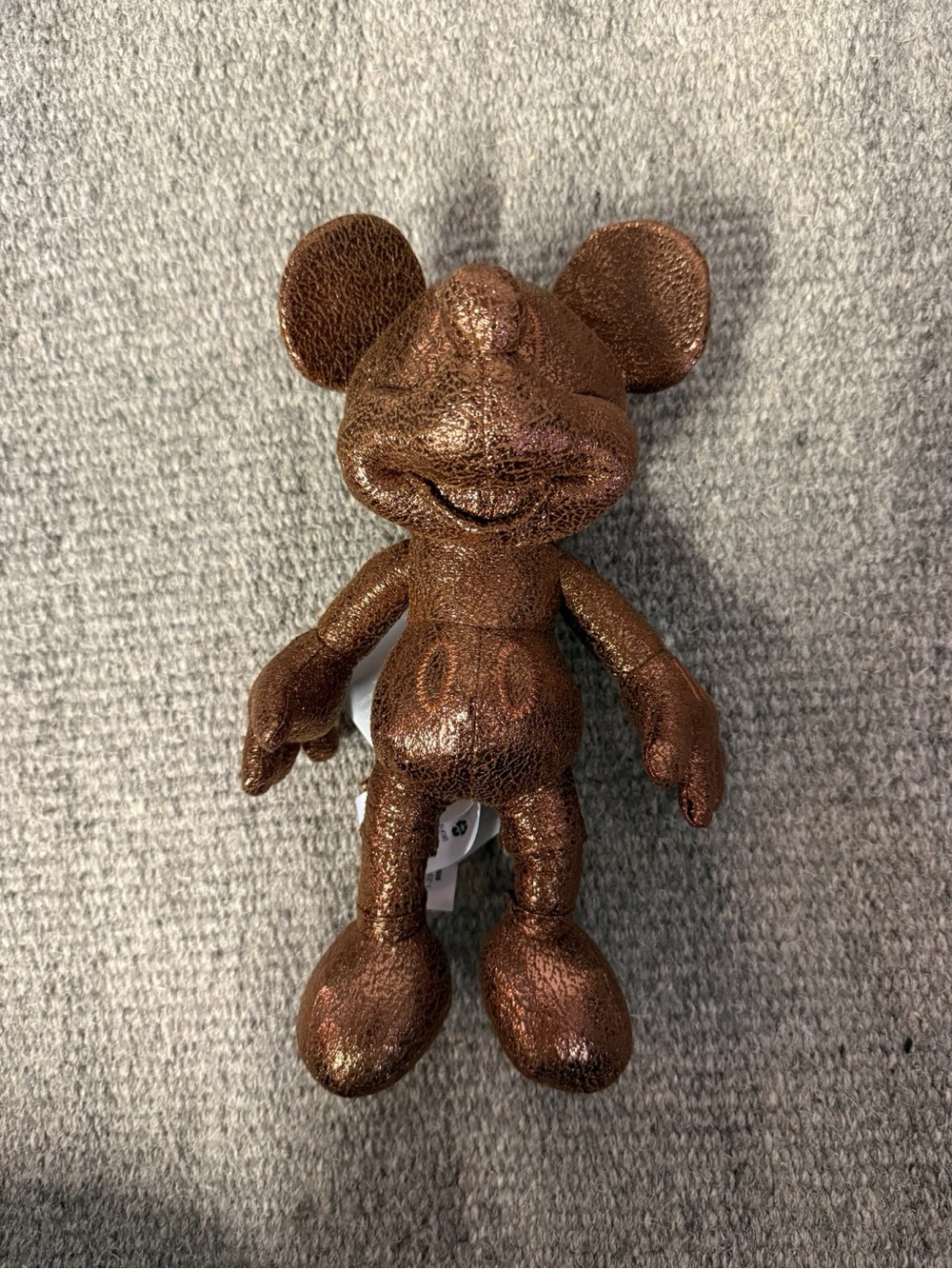 Decorative Metallic Brown Mickey Mouse Plush